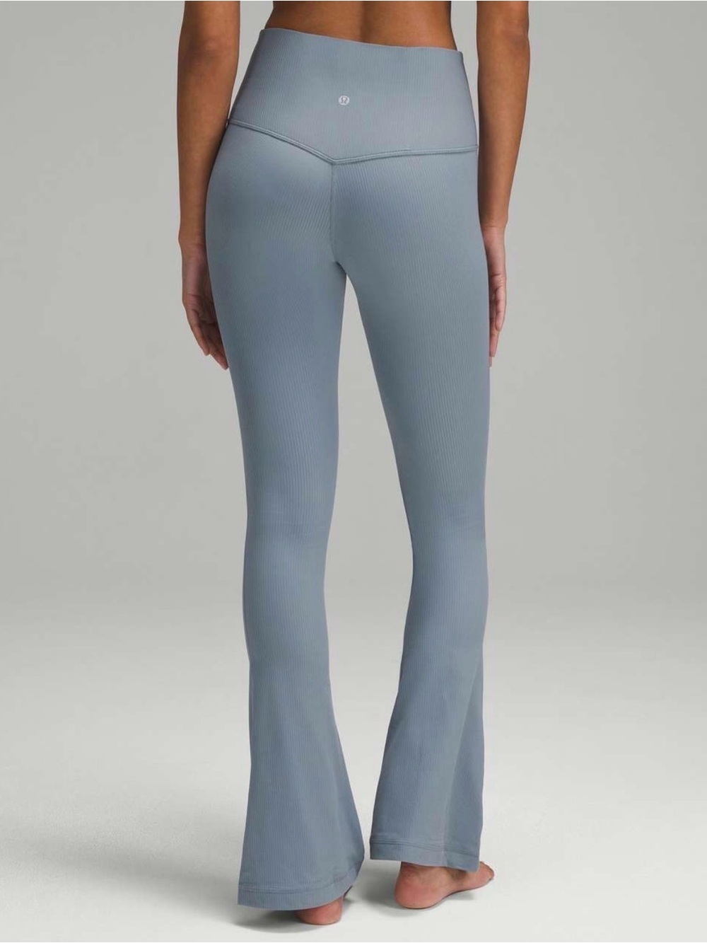 Lululemon High Rise Align Ribbed Mini Flares